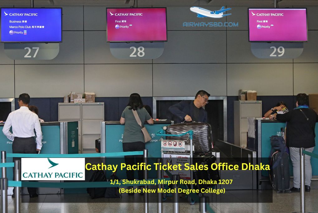 Cathay Pacific Ticket Sales Office Dhaka